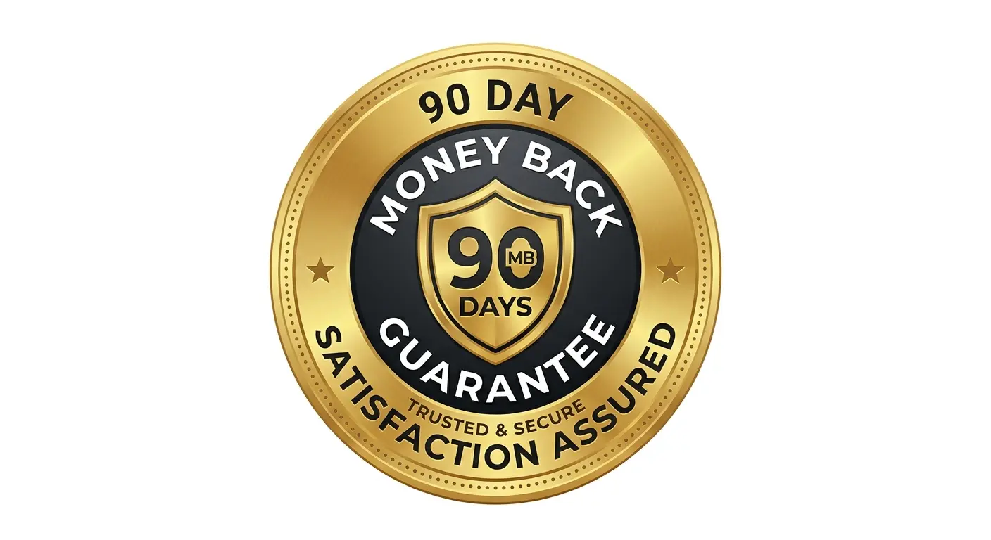 90 Day Money Back Guarantee