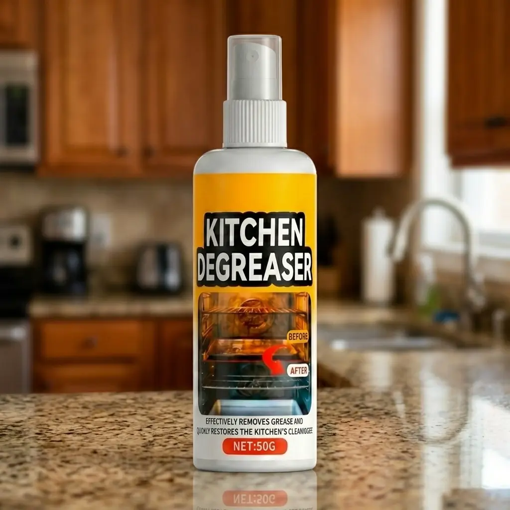 GreaseKiller BBQ Spray cleaning a grill